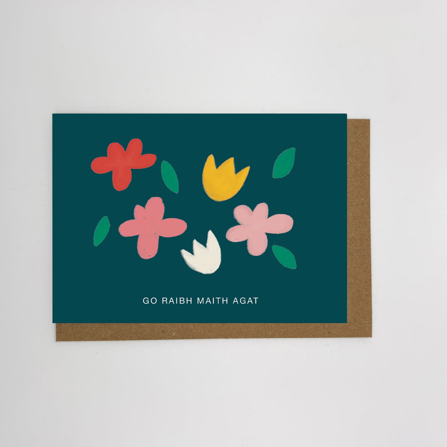 GC216 Go raibh maith agat card | Irish language card