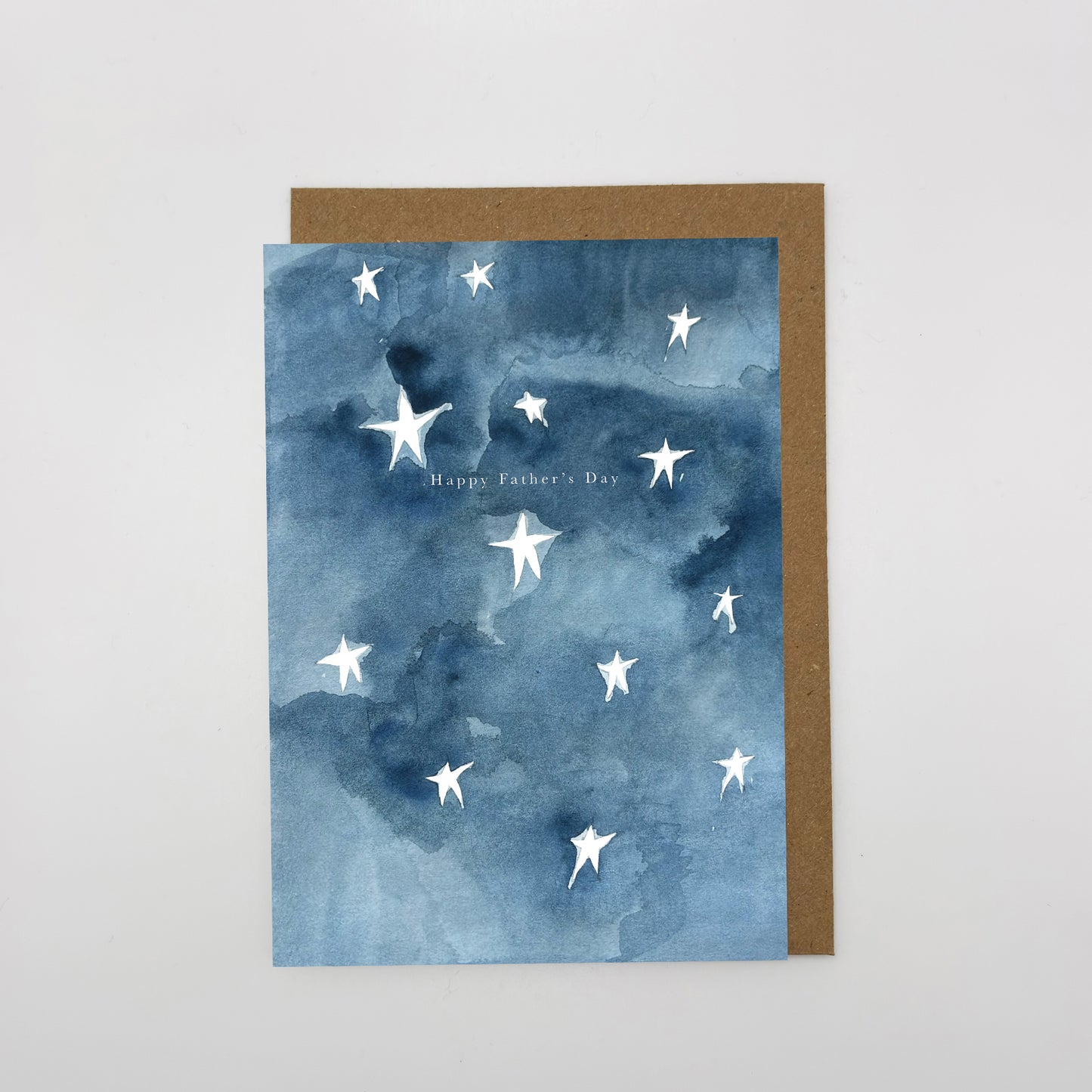 Happy Father's Day sustainable watercolour card