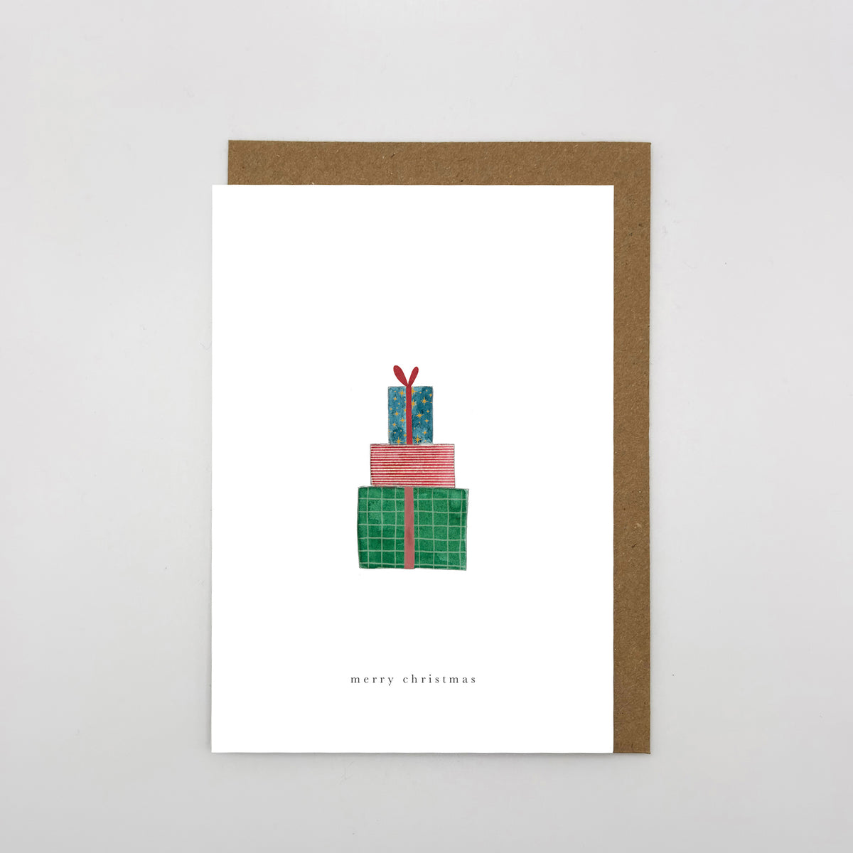 Minimalist Watercolour Christmas Card Multipack | Set of 6