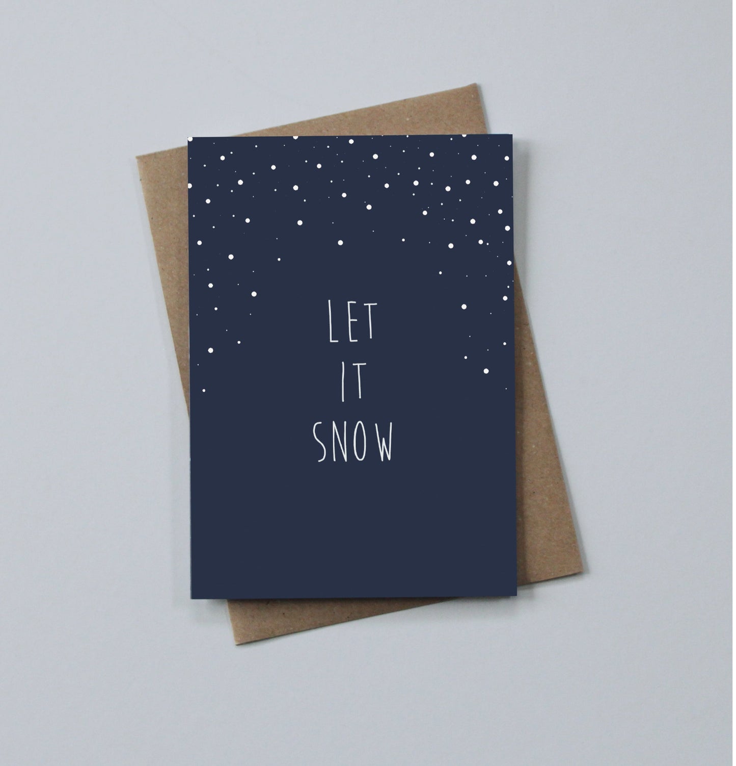 GC0096 Let it snow Christmas card