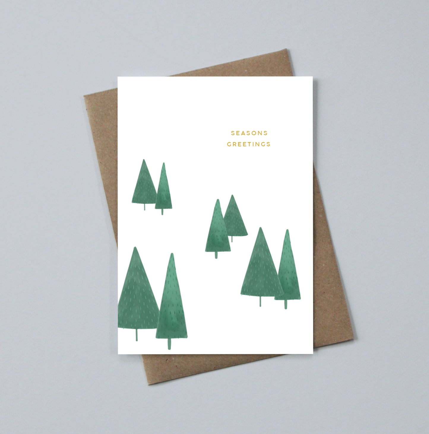 Seasons Greetings Christmas card