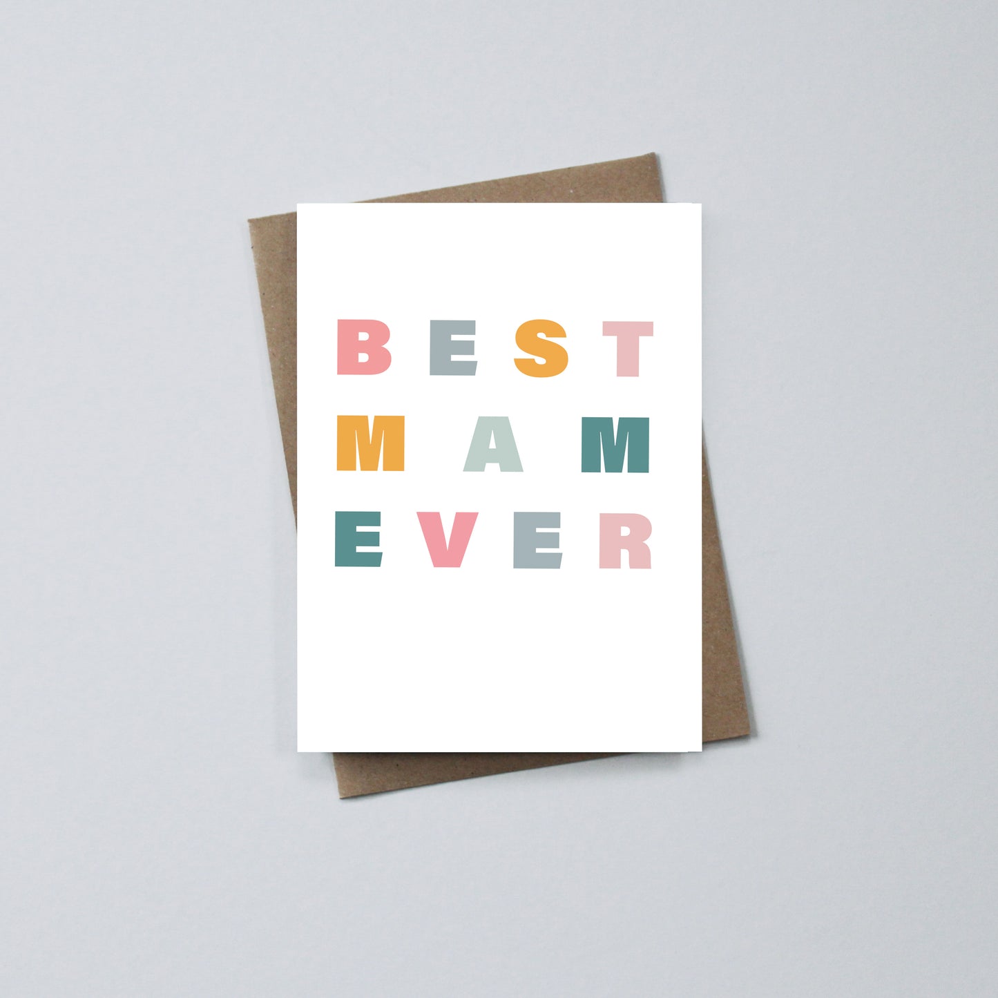 Best Mam Ever Mother's Day card