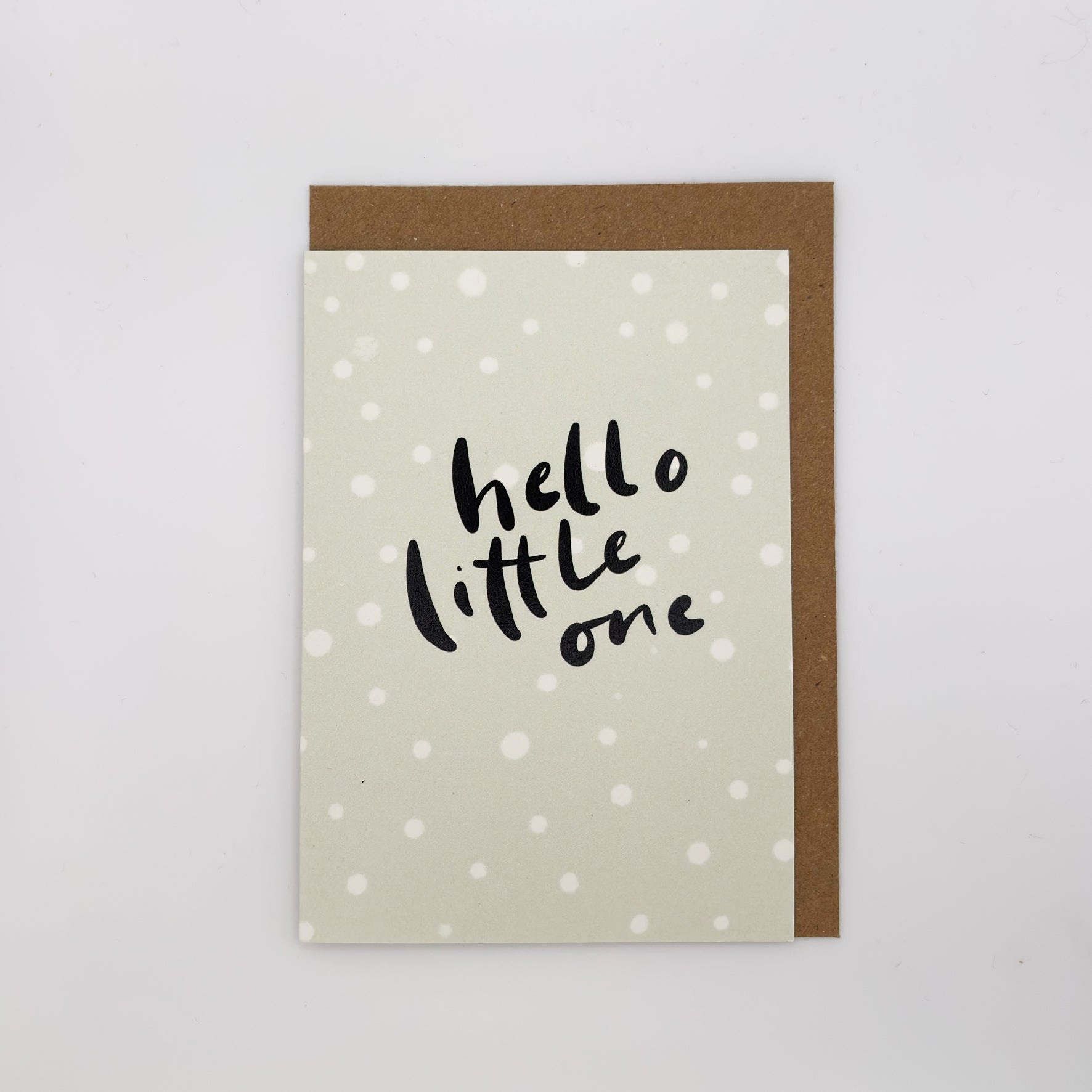 Hello Little One baby card
