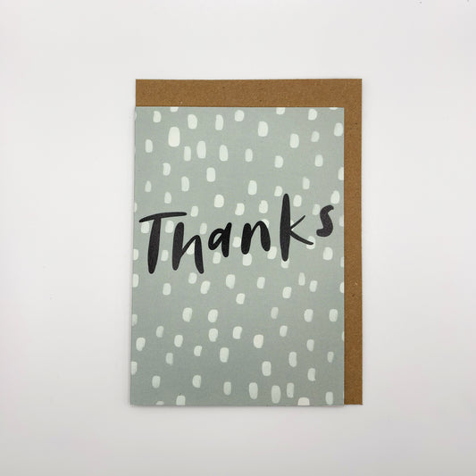 Thanks card