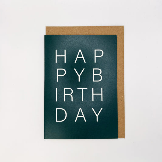 Happy Birthday card