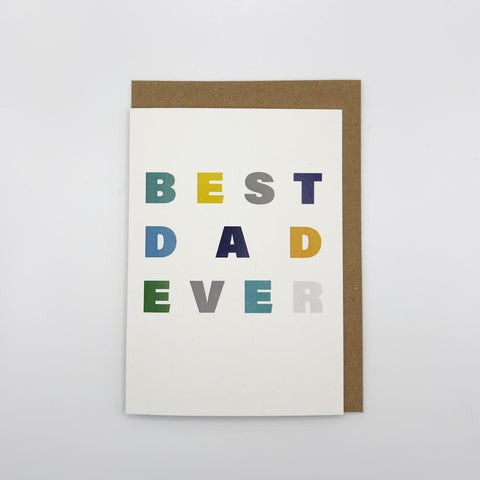 Best Dad Ever card