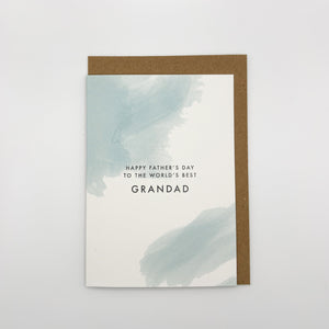 World's Best Grandad Father's day card