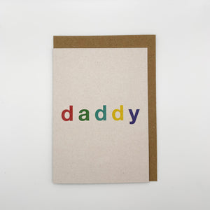 Daddy Father's day card