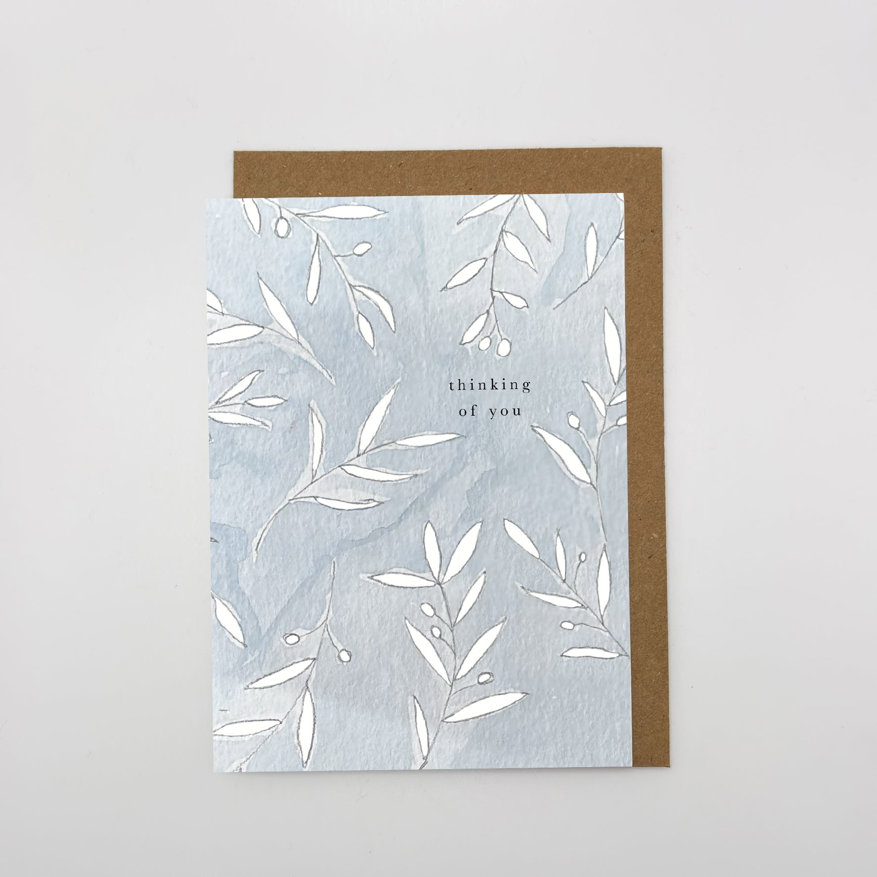 Thinking of you |  Floral illustration | Sustainable card