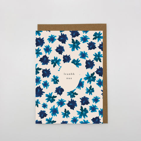 Irish Baby Card  | Leanbh Nua | Sustainable card