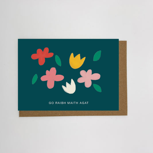 Go raibh maith agat card  |  Irish language card