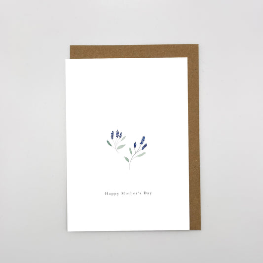 Happy Mother's Day minimal sustainable greeting card