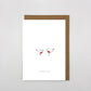 Minimalist Watercolour Christmas Card Multipack | Set of 6