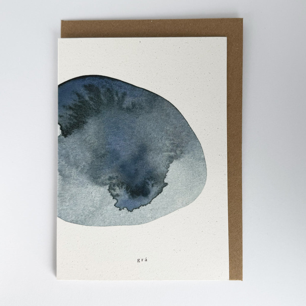 Grá - Watercolour love card