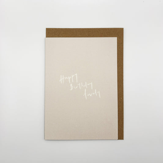 Happy Birthday Lovely card