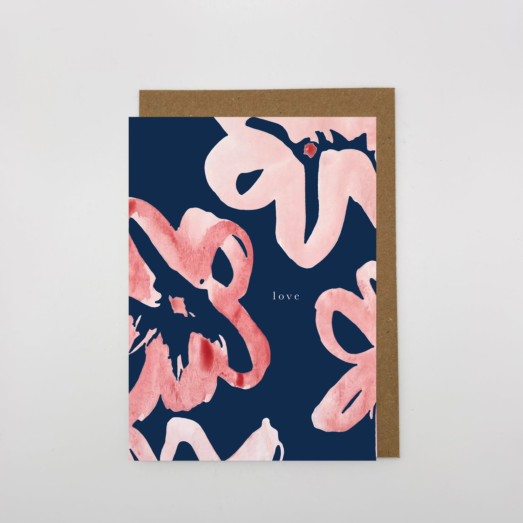 Love Card  |  Painted floral illustration | Sustainable card