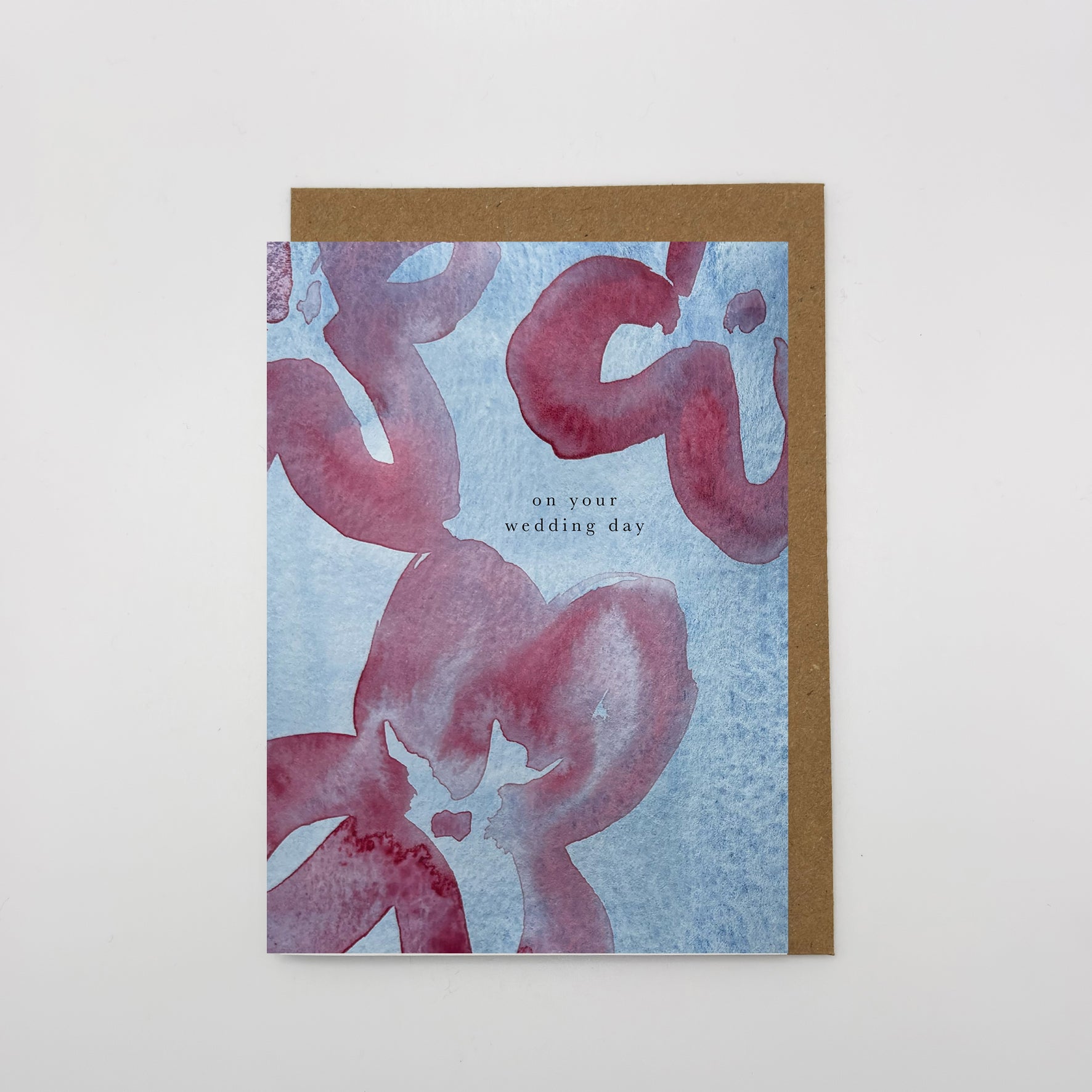 Wedding card |  Floral illustration | Sustainable card