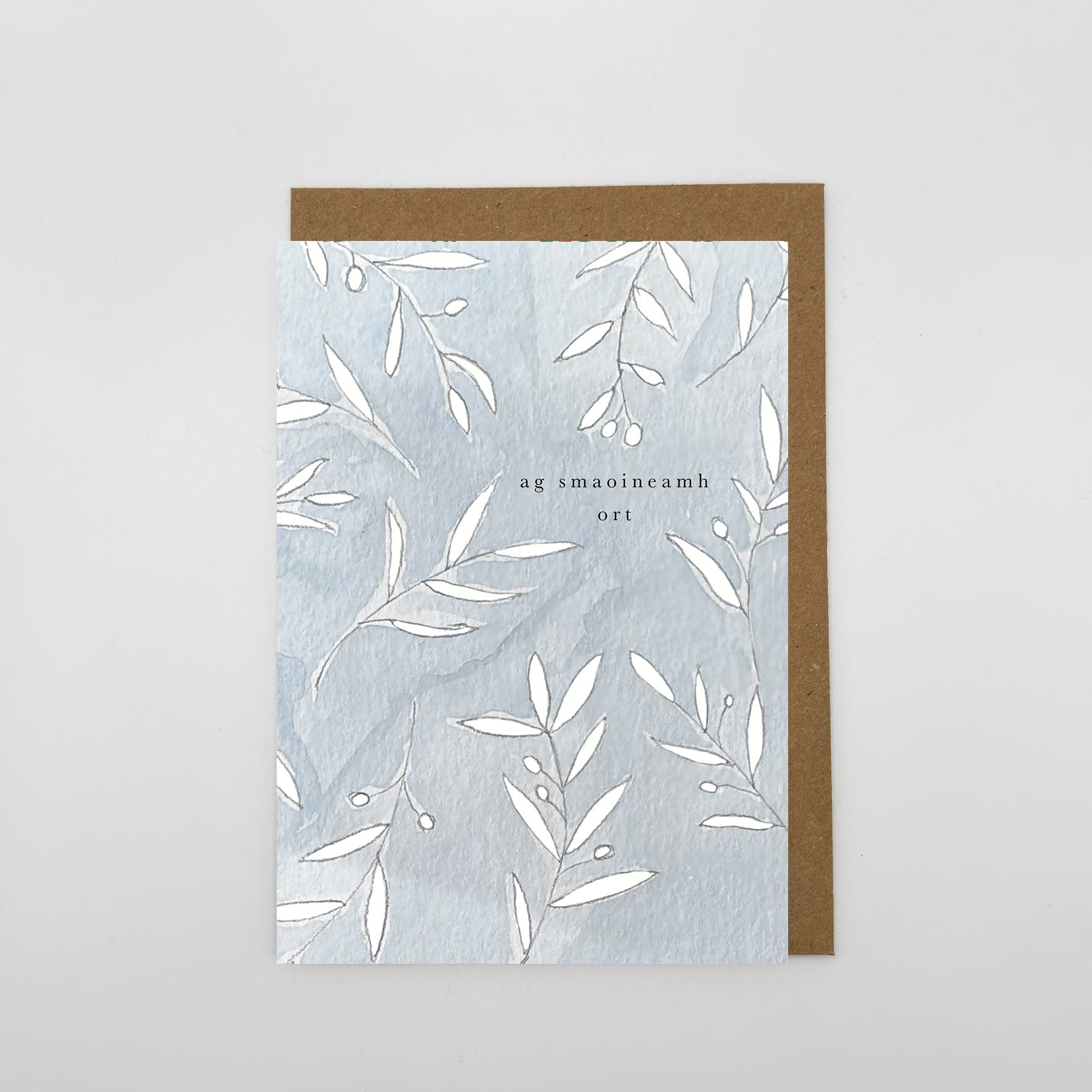 "Ag smaoineamh ort" card