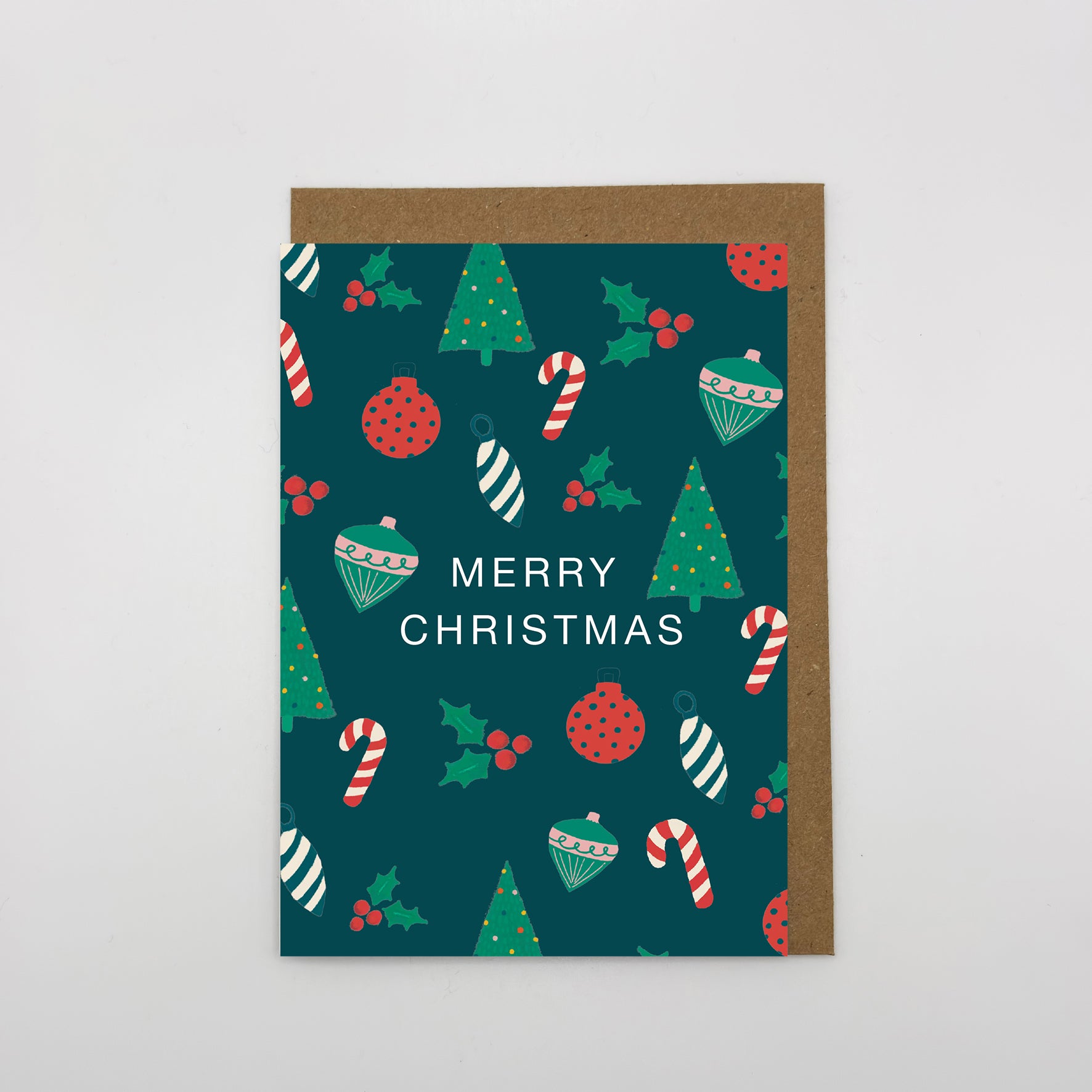 Merry Christmas  |  Graphic, sustainable card