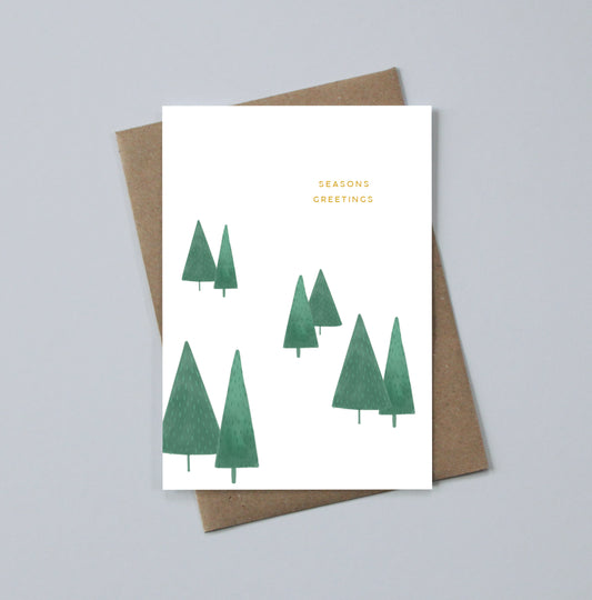 Seasons Greetings Christmas card