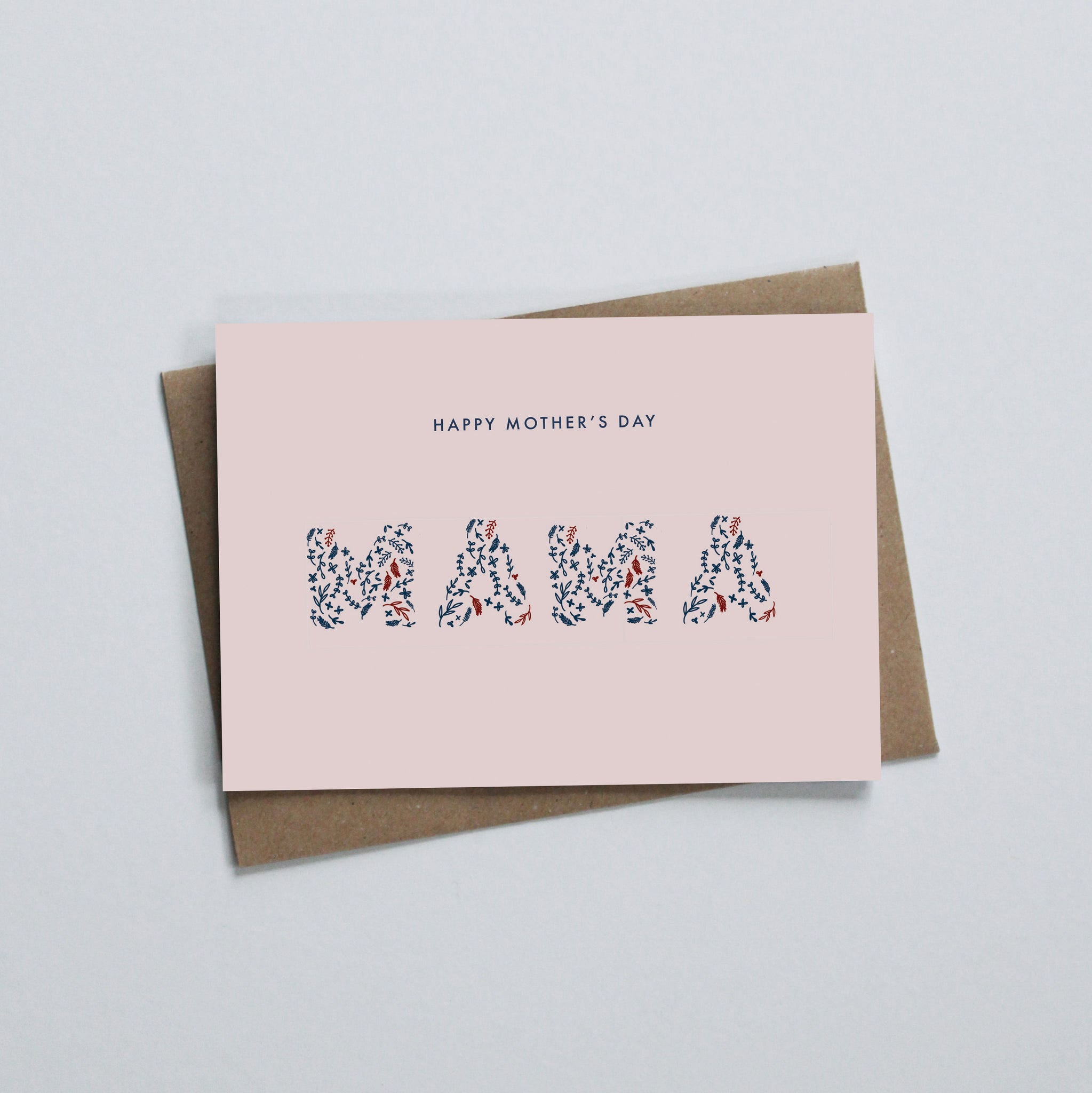 Floral Happy Mother's Day Mama greeting card