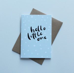 Hello Little One baby card