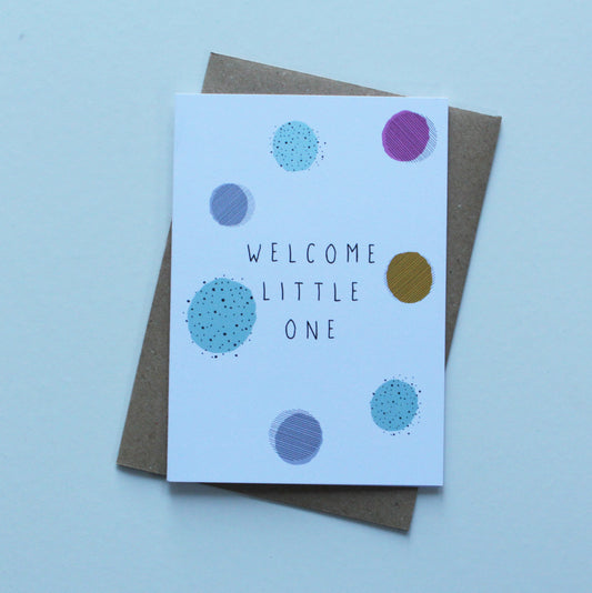 Welcome little one card