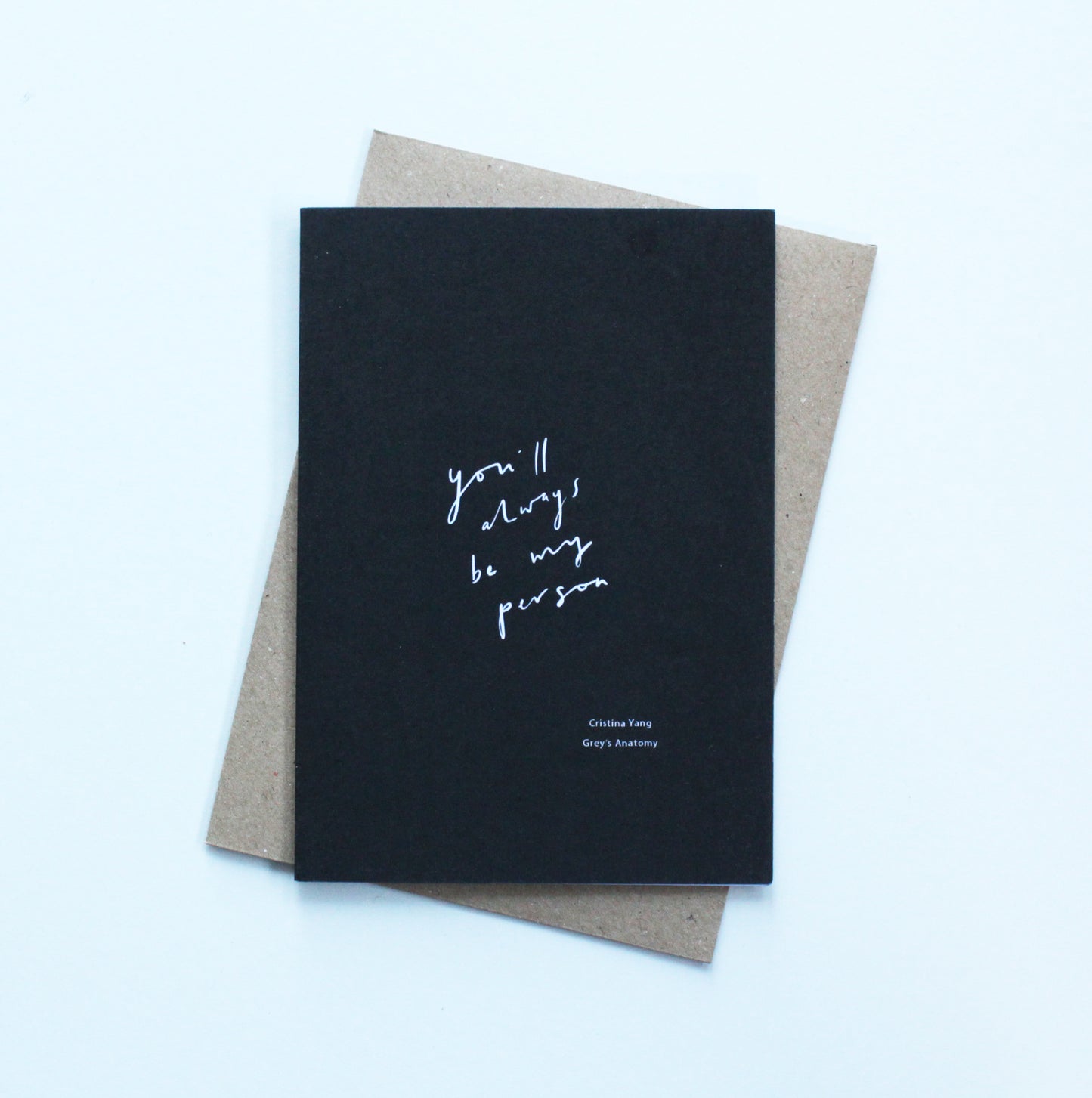 My person greeting card