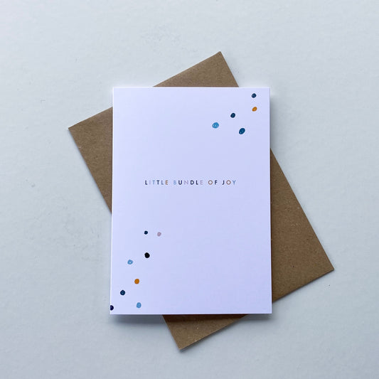Little Bundle of Joy baby card