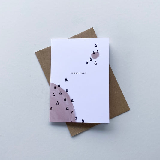 New baby card