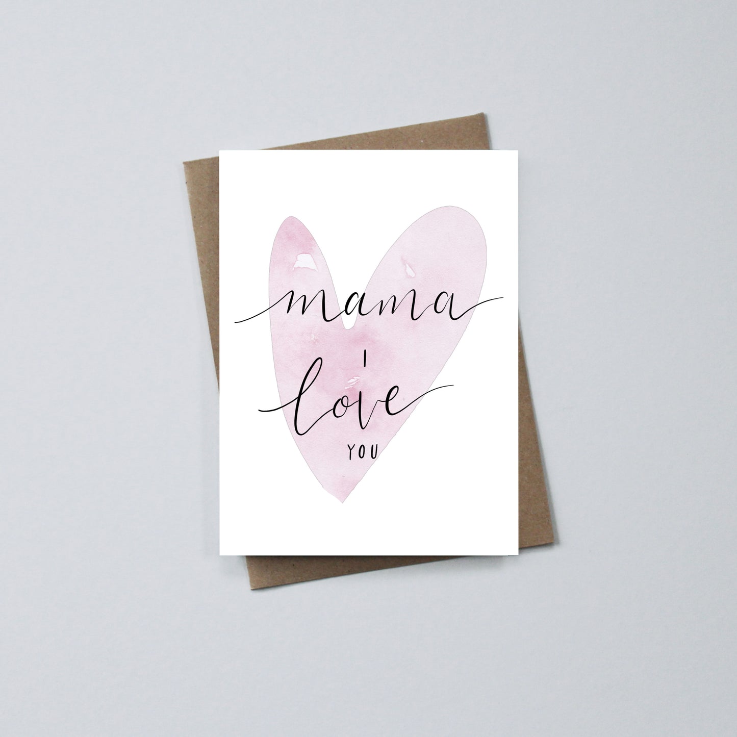 GC0108 Mama I love you Mother's Day greeting card