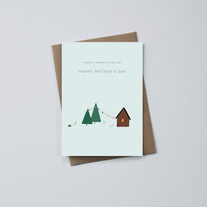 Home is wherever you are - Mother's Day card